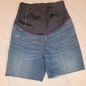 Isabel Maternity Women's Denim Bermuda Shorts